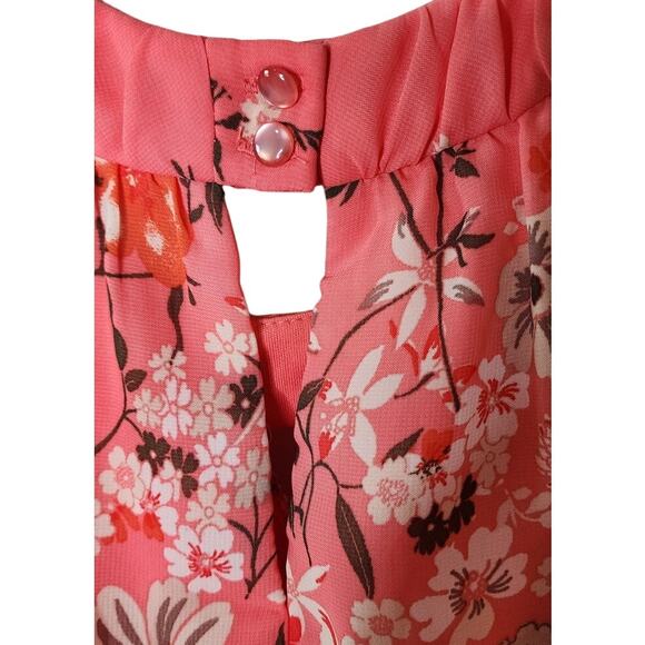 Rabbit Rabbit Rabbit Designs Pink Floral Sleeveless Dress, Size 8, EUC - Picture 3 of 7